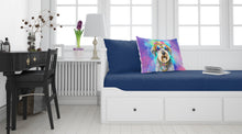 Load image into Gallery viewer, Schnauzer Hippie Dawg Standard Pillowcase – Artistic Decorative Front, White Back