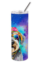 Load image into Gallery viewer, Schnauzer Hippie Dawg Stainless Steel Skinny Tumbler
