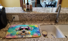 Load image into Gallery viewer, Schnauzer Hippie Dawg Dish Drying Mat
