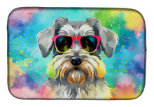 Load image into Gallery viewer, Schnauzer Hippie Dawg Dish Drying Mat