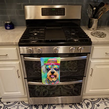 Load image into Gallery viewer, Schnauzer Hippie Dawg Kitchen Towel