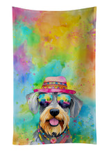 Load image into Gallery viewer, Schnauzer Hippie Dawg Kitchen Towel