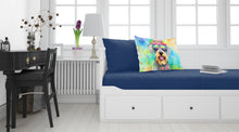 Load image into Gallery viewer, Schnauzer Hippie Dawg Standard Pillowcase – Artistic Decorative Front, White Back