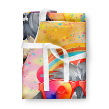 Load image into Gallery viewer, Schnauzer Hippie Dawg Apron – Artist-Designed Kitchen, BBQ &amp; Craft Apron
