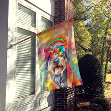 Load image into Gallery viewer, Schnauzer Hippie Dawg House Flag