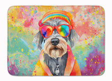 Load image into Gallery viewer, Schnauzer Hippie Dawg Memory Foam Kitchen Mat