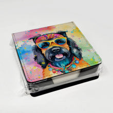 Load image into Gallery viewer, Scottish Terrier Hippie Dawg PU Leather Note Paper Holder