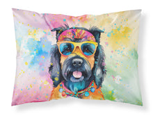 Load image into Gallery viewer, Scottish Terrier Hippie Dawg Standard Pillowcase – Artistic Decorative Front, White Back