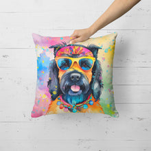 Load image into Gallery viewer, Scottish Terrier Hippie Dawg Fabric Decorative Pillow