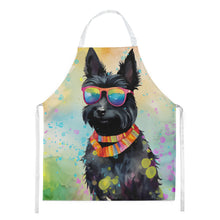 Load image into Gallery viewer, Scottish Terrier Hippie Dawg Apron – Artist-Designed Kitchen, BBQ &amp; Craft Apron