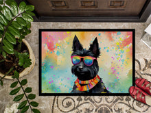 Load image into Gallery viewer, Scottish Terrier Hippie Dawg Doormat - 18X27 Indoor / Outdoor Rug | Made in USA