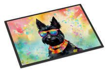 Load image into Gallery viewer, Scottish Terrier Hippie Dawg Doormat - 18X27 Indoor / Outdoor Rug | Made in USA
