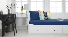 Load image into Gallery viewer, Scottish Terrier Hippie Dawg Standard Pillowcase – Artistic Decorative Front, White Back