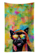 Load image into Gallery viewer, Scottish Terrier Hippie Dawg Kitchen Towel