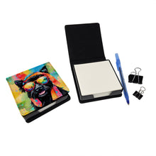 Load image into Gallery viewer, Scottish Terrier Hippie Dawg PU Leather Note Paper Holder
