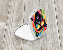 Load image into Gallery viewer, Scottish Terrier Hippie Dawg Compact Mirror – Stylish Purse Mirror with Artistic Covers
