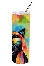 Load image into Gallery viewer, Scottish Terrier Hippie Dawg Stainless Steel Skinny Tumbler