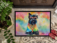 Load image into Gallery viewer, Scottish Terrier Hippie Dawg Doormat - 24x36 Decorative Floor Mat – Indoor/Outdoor Rug with Artistic Flair