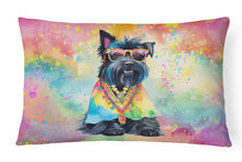 Load image into Gallery viewer, Scottish Terrier Hippie Dawg Fabric Decorative Pillow