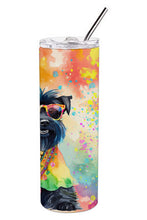Load image into Gallery viewer, Scottish Terrier Hippie Dawg Stainless Steel Skinny Tumbler