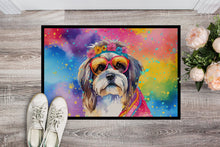 Load image into Gallery viewer, Shih Tzu Hippie Dawg Doormat - 18X27 Indoor / Outdoor Rug | Made in USA