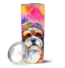 Load image into Gallery viewer, Shih Tzu Hippie Dawg Stainless Steel Skinny Tumbler