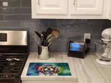 Load image into Gallery viewer, Shih Tzu Hippie Dawg Glass Cutting Boards – Durable, Decorative Kitchen Art Large