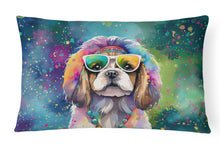Load image into Gallery viewer, Shih Tzu Hippie Dawg Fabric Decorative Pillow