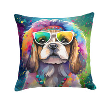 Load image into Gallery viewer, Shih Tzu Hippie Dawg Throw Pillow - 14x14 Decorative Pillow – Art for Your Home &amp; Patio