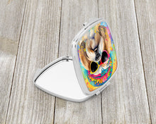 Load image into Gallery viewer, Shih Tzu Hippie Dawg Compact Mirror – Stylish Purse Mirror with Artistic Covers