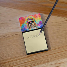 Load image into Gallery viewer, Shih Tzu Hippie Dawg Sticky Note Holder- Refiilable Desk Accessory Note Pad