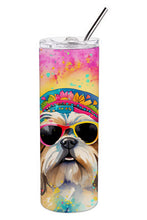 Load image into Gallery viewer, Shih Tzu Hippie Dawg Stainless Steel Skinny Tumbler