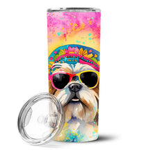 Load image into Gallery viewer, Shih Tzu Hippie Dawg Stainless Steel Skinny Tumbler