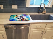 Load image into Gallery viewer, Siberian Husky Hippie Dawg Dish Drying Mat