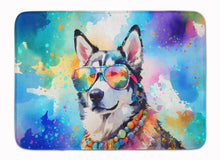 Load image into Gallery viewer, Siberian Husky Hippie Dawg Memory Foam Kitchen Mat