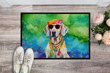 Load image into Gallery viewer, Weimaraner Hippie Dawg Doormat - 24x36 Decorative Floor Mat – Indoor/Outdoor Rug with Artistic Flair