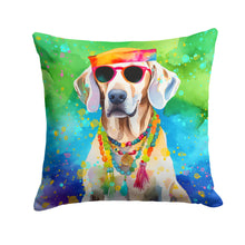 Load image into Gallery viewer, Weimaraner Hippie Dawg Throw Pillow - 14x14 Decorative Pillow – Art for Your Home &amp; Patio
