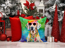 Load image into Gallery viewer, Weimaraner Hippie Dawg Fabric Decorative Pillow