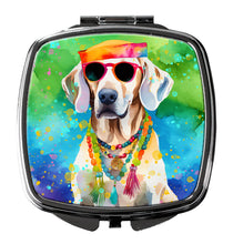 Load image into Gallery viewer, Weimaraner Hippie Dawg Compact Mirror – Stylish Purse Mirror with Artistic Covers