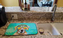 Load image into Gallery viewer, Weimaraner Hippie Dawg Dish Drying Mat