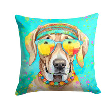 Load image into Gallery viewer, Weimaraner Hippie Dawg Fabric Decorative Pillow