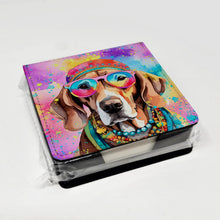 Load image into Gallery viewer, Weimaraner Hippie Dawg PU Leather Note Paper Holder