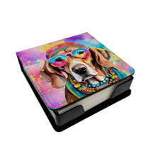 Load image into Gallery viewer, Weimaraner Hippie Dawg PU Leather Note Paper Holder