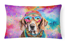 Load image into Gallery viewer, Weimaraner Hippie Dawg Fabric Decorative Pillow