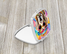 Load image into Gallery viewer, Weimaraner Hippie Dawg Compact Mirror – Stylish Purse Mirror with Artistic Covers