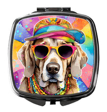 Load image into Gallery viewer, Weimaraner Hippie Dawg Compact Mirror – Stylish Purse Mirror with Artistic Covers