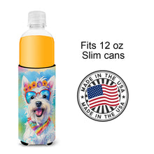 Load image into Gallery viewer, Westie Hippie Dawg Slim Can Huggers – Fun, Functional Drink Coolers for Every Occasion