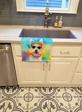 Load image into Gallery viewer, Westie Hippie Dawg Kitchen Towel