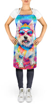 Load image into Gallery viewer, Westie Hippie Dawg Apron – Artist-Designed Kitchen, BBQ &amp; Craft Apron