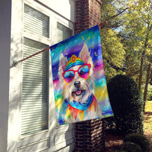 Load image into Gallery viewer, Westie Hippie Dawg House Flag